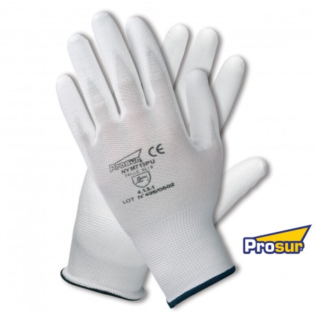 GANT ENDUIT PU BLANC NYM713PU