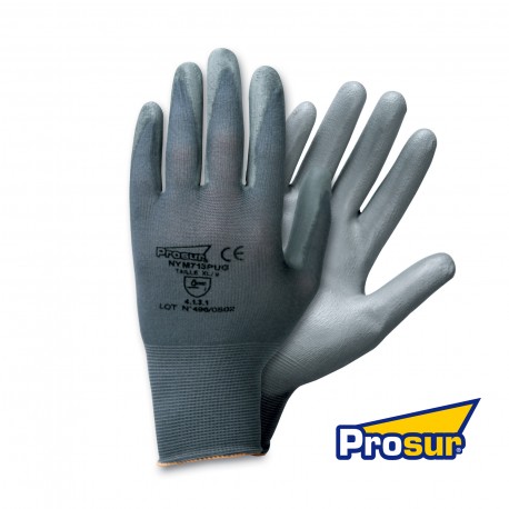 GANT ENDUIT PU GRIS NYM713PUG