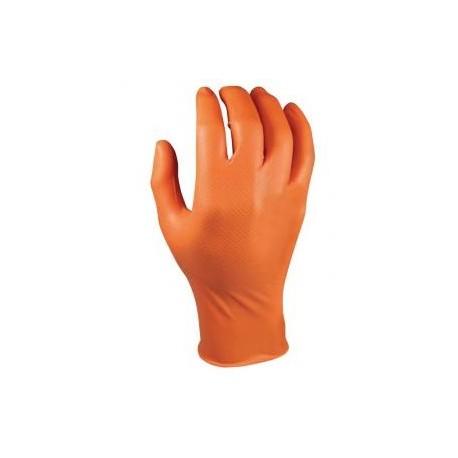 BOÎTE DE 24 PAIRES DE GANTS JETABLES NITRILE BLEU GRIPPAZ 308 30 CM
