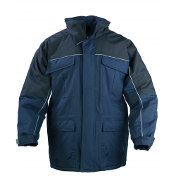Parka RIPSTOP 4 en 1 marine/noir