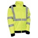 Veste softshell SIDEIA jaune/marine