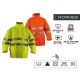 Veste de pluie signalisation atex KIMBERLY