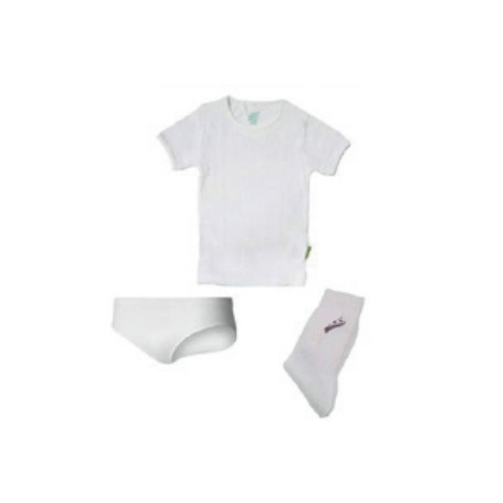 Kit coton - Tee-shirt + caleçon+ chaussette