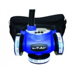 Système ventilé T-Air pour cagoule, visière, casque à visière et cagoule soudure