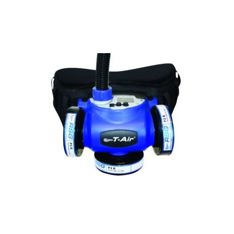 Système ventilé T-Air pour cagoule, visière, casque à visière et cagoule soudure