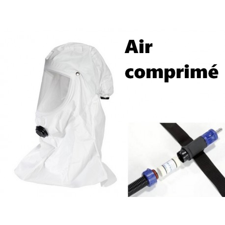 Cagoule T-Air blanche ventilée tissus 5/6