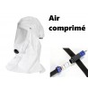 Cagoule T-AirLine AC blanche ventilée tissus 5/6