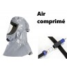 Cagoule T-AirLine AC CHEM3 gris ventilée tissus 3/4/5/6