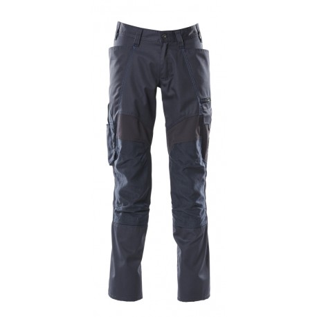 Pantalon zone stretch avec poches genouillères 18579-442