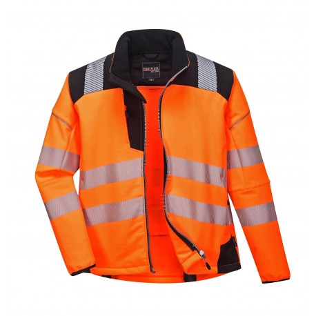 VESTE SOFTSHELL HAUTE-VISIBILITÉ PW3 - T402