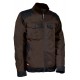 Veste COFRA BLORA Taupe/Noir