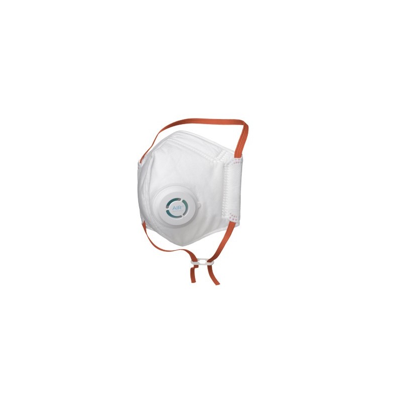 Masque De Protection FFP3 NR Avec Valve VENTUX - Norme EN149:2001+A1:2009 - Emballage Individuel - Haute Filtration Poussières Et Agents Biologiques