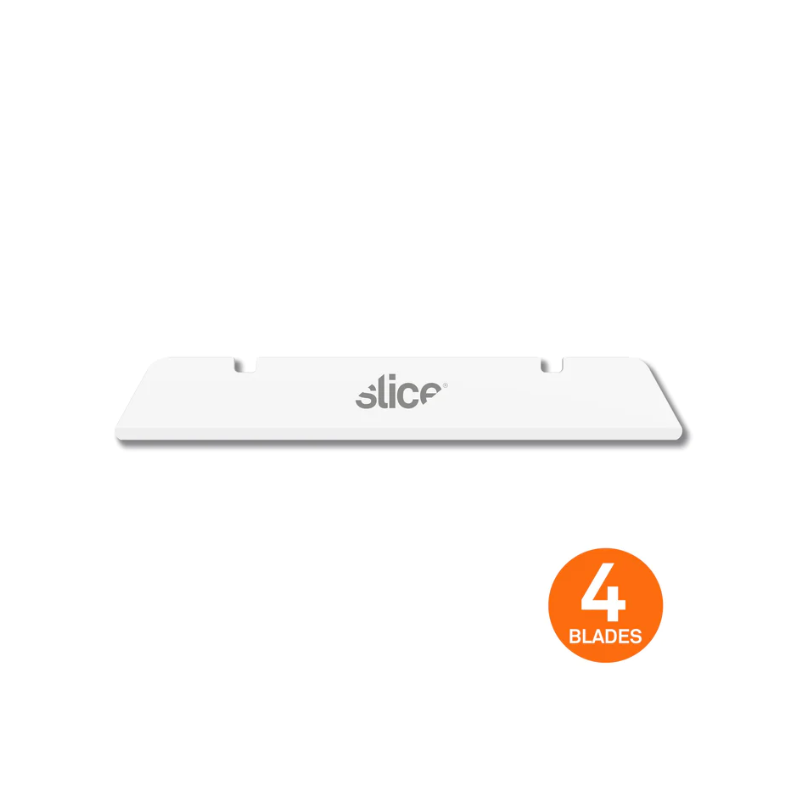 Lot de 4 lames céramique bout arrondi 10404 SLICE - ProtecNord cutter