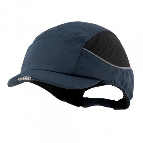 CASQUETTE SECURITE AIR+ 1cm à LED Bleu marine