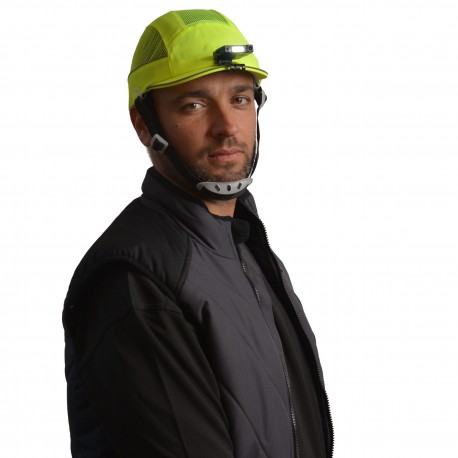 Lampe frontale pour casquette avec visière USBCLIPPED