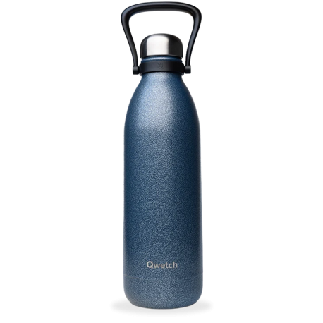 Bouteille isotherme inox TITAN - ROC bleu