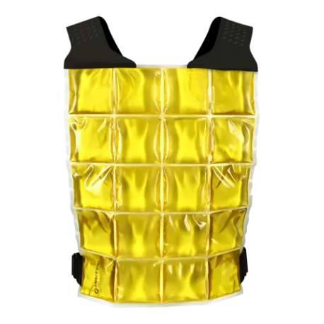 Gilet refrigerant 21°C PCM COOLOVER JAUNE