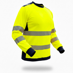 T-shirt manches longues haute visibilité Meteor