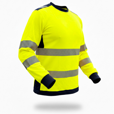T-shirt manches longues haute visibilité Meteor